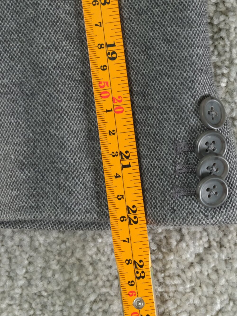 Banana Republic Slim Fit Gray Cotton Blazer - Picture 11 of 16